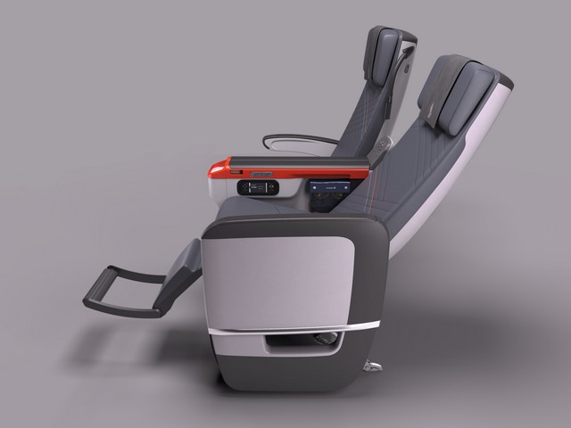 Der Singapore Airlines Premium Economy Class Sitz