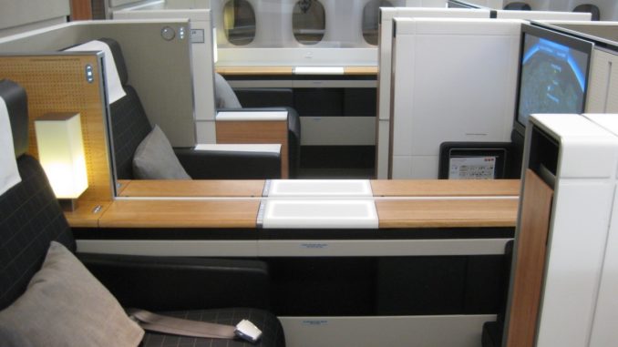 Swiss International First Class (Boeing 777)