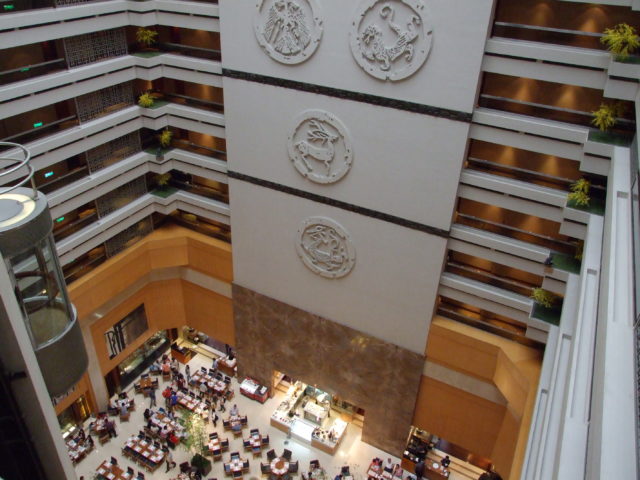 Atrium im Sheraton Grande Taipei