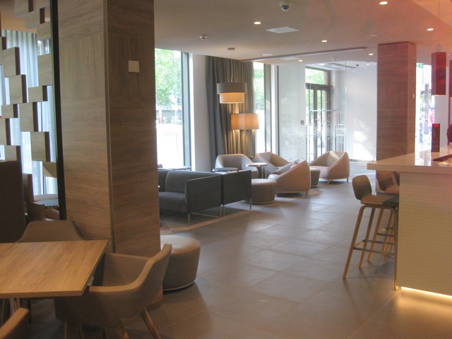 Lobby im Hampton by Hilton Frankfurt East