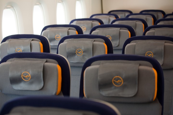 Lufthansa Economy Class auf der Langstrecke im Airbus A 380-800