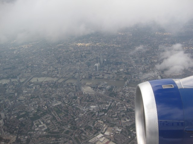 Landeanflug auf London Heathrow British Airways Düsseldorf – London Heathrow im Juni 2018