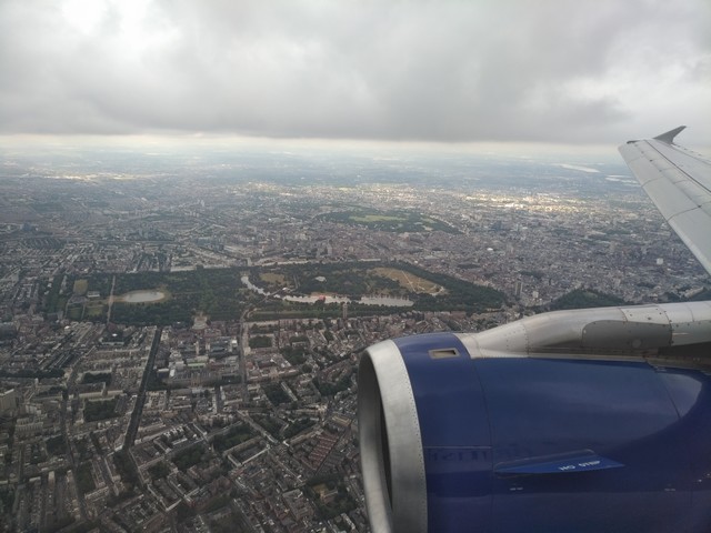 Landeanflug auf London Heathrow British Airways Düsseldorf – London Heathrow im Juni 2018
