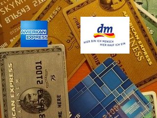 Logo American Express und dm