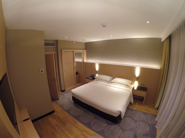 Schlafzimmer eine Suite im Renaissance Kuala Lumpur