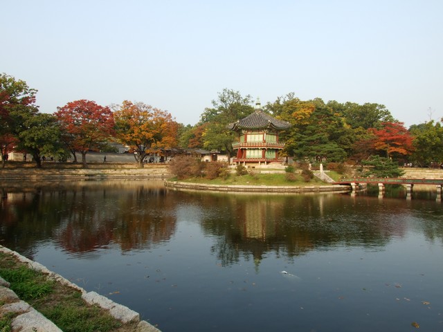 Seoul - Pavillion im Gyeongbokgung Palast