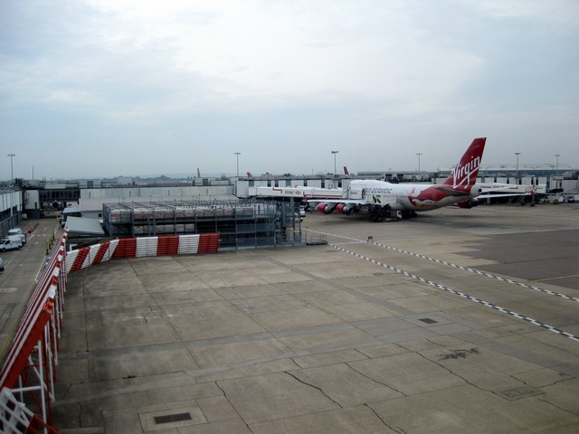 Virgin Atlantic Boeing 747-400 in London Heathrow