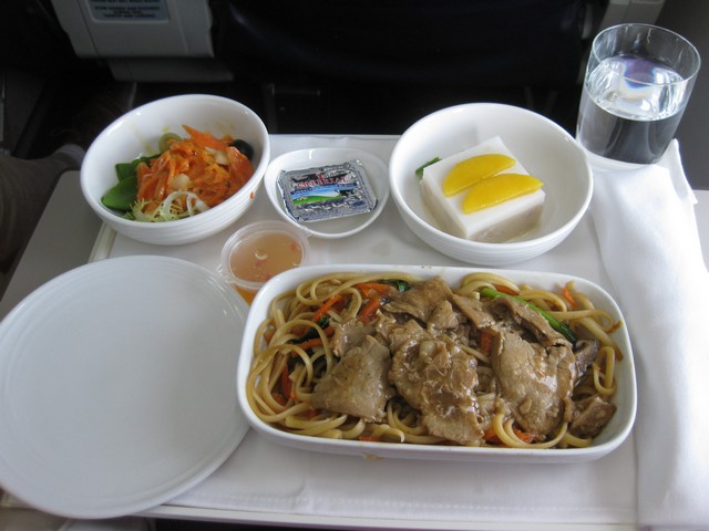 Mittagessen Business-Class / MH785 BKK-KUL