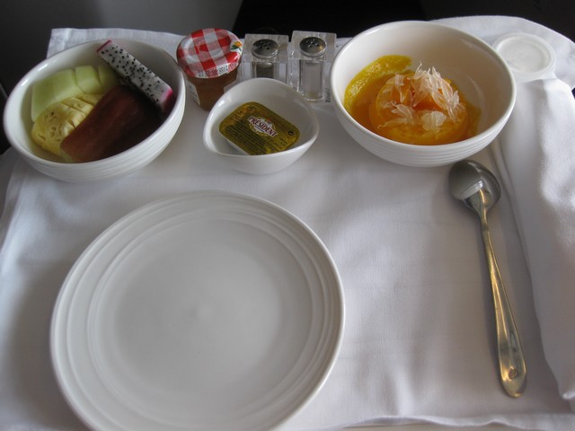 Essensservice Business-Class / MH388 KUL-PVG