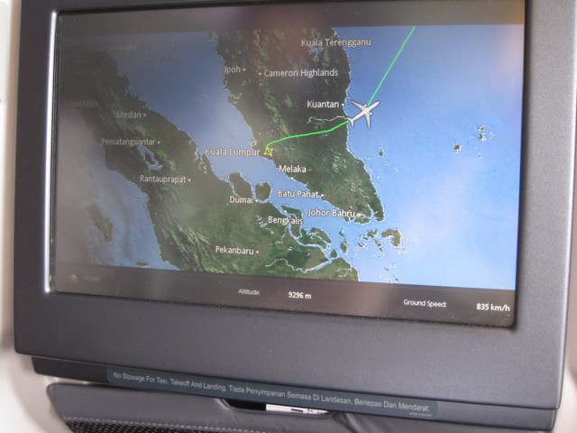 Flightmap / MH388 KUL-PVG