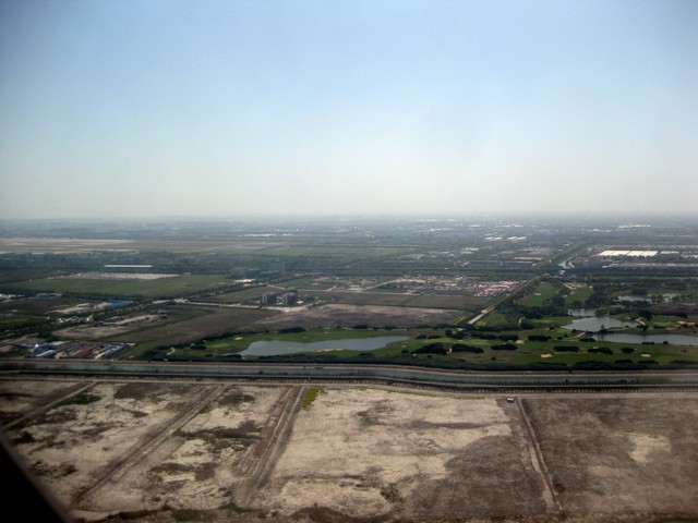 Landeanflug auf Shanghai Pudong / MH388 KUL-PVG