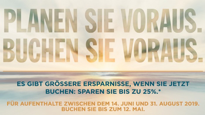 Radisson Frühbucher Sommerangebot 2019