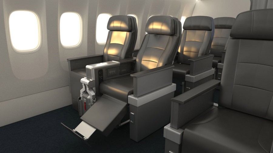 AA Premium-Economy-Class auf der Langstrecke