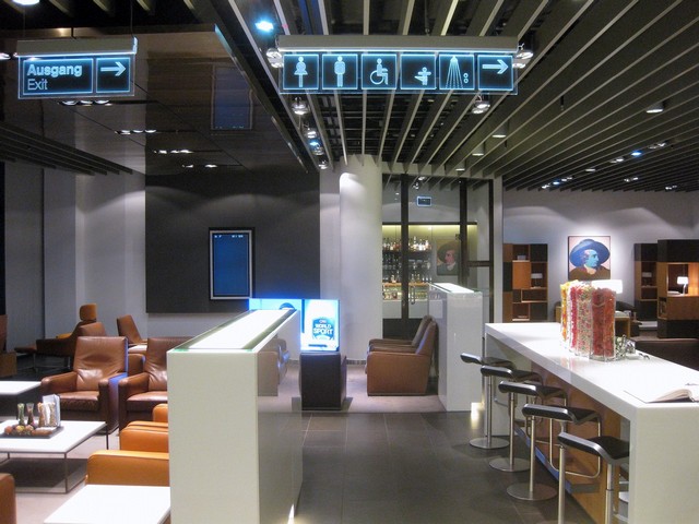 Lufthansa First Class Lounge Terminal A in Frankfurt