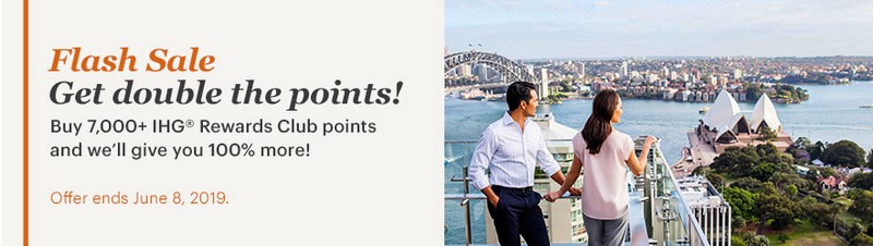 Beim Punktekauf gibt es bis 08.05.2019 doppelte IHG Rewards Club Punkte