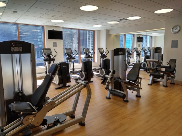 Fitnesscenter im Sheraton Grand Chicago