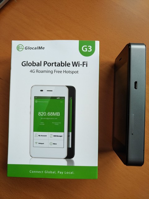 GlocalMe 3G Gerätebreite