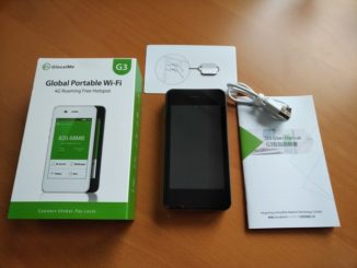 GlocalMe 3G mit Zubehör