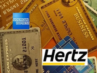 Logo American Express und Hertz