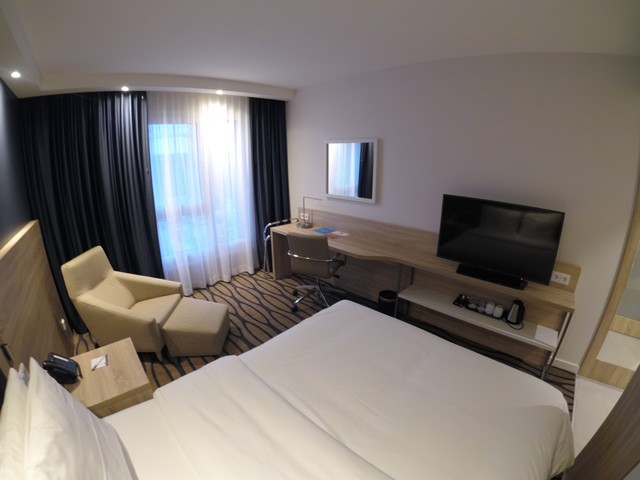 Standardzimmer im Hampton by Hilton Frankfurt Airport