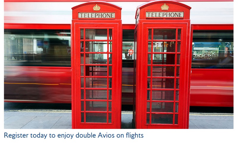 Double Avios Promotion