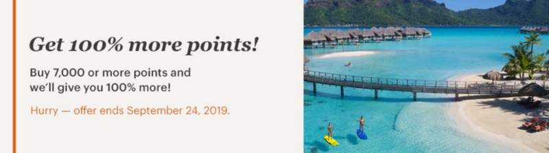 100% Bonus beim Kauf von IHG Rewards Club Punkten bis 24.09.2019