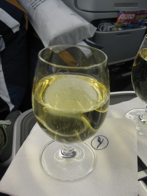 Pre-Departure Drink Business-Class / LH778 FRA-SIN