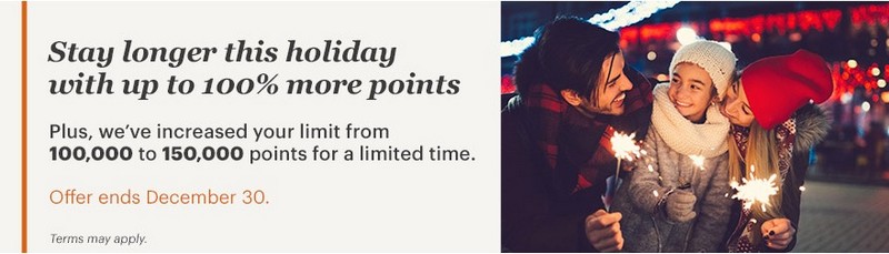 100% Bonus beim Kauf von IHG Rewards Club Punkten bis 30.12.2019