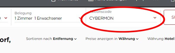 Radisson Cyber Sale 2019 Buchungscode