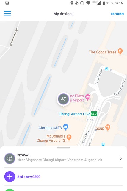 GEGO App - Lokalisation