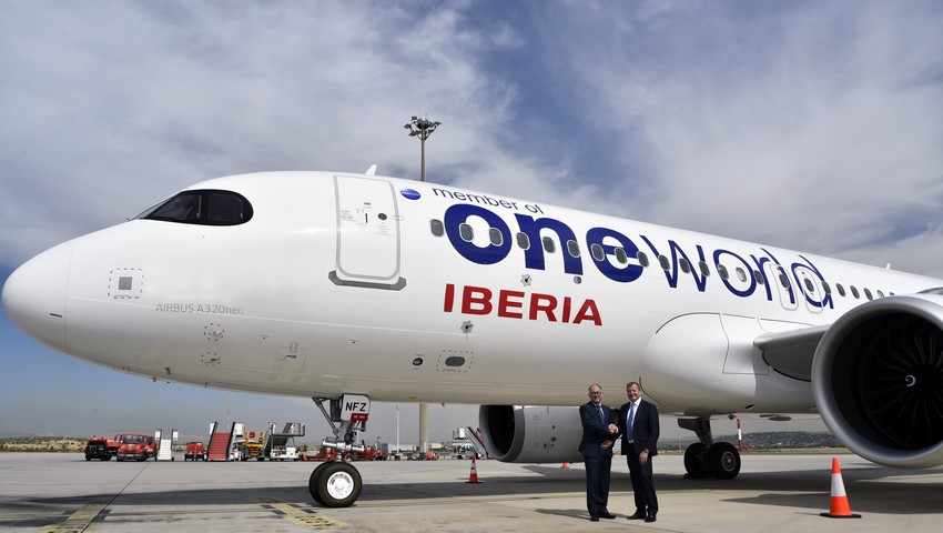 Iberia A320neo in Oneworld Livery