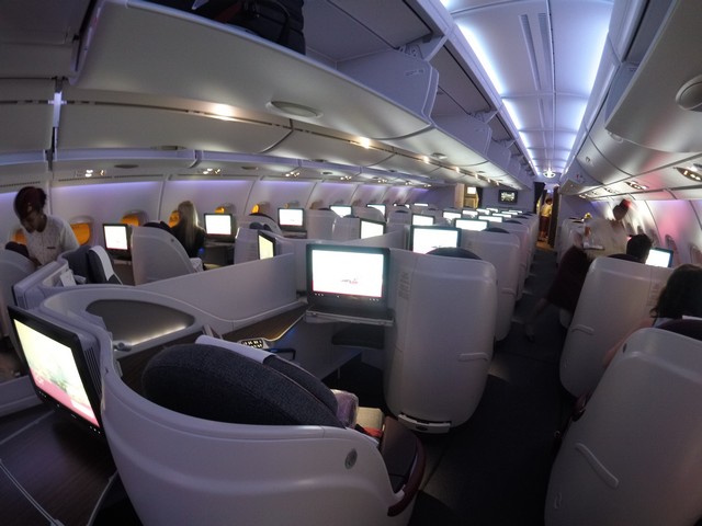 QR Business-Class (Airbus A380-800)