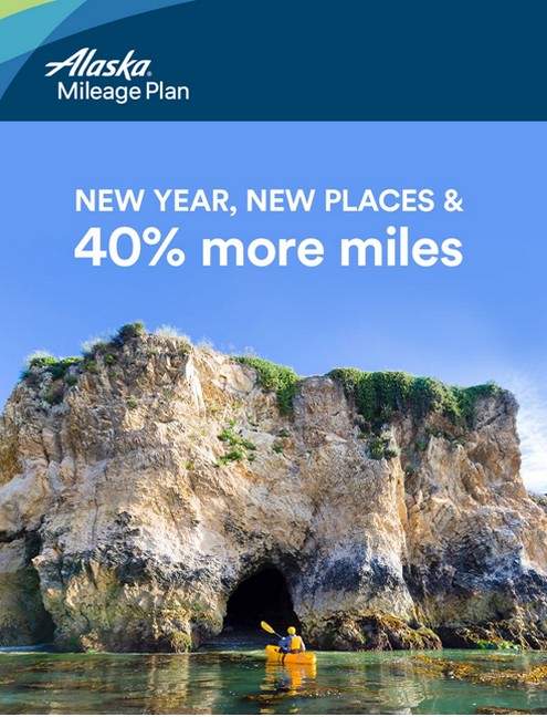 40% Bonus beim Alaska Airlines Meilenkauf bis 16.02.2020