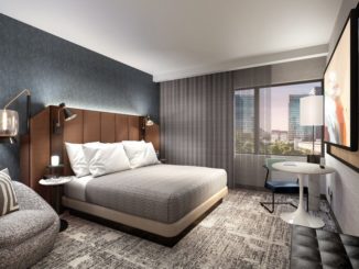 Zimmer mit Kingbed in einem Tempo by Hilton Hotel
