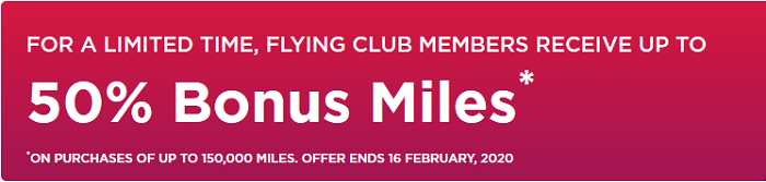 Virgin Atlantic Meilen Flash Sale bis 16.02.2020