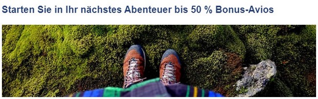 50% Bonus beim Kauf von Avios bis 21.03.2020