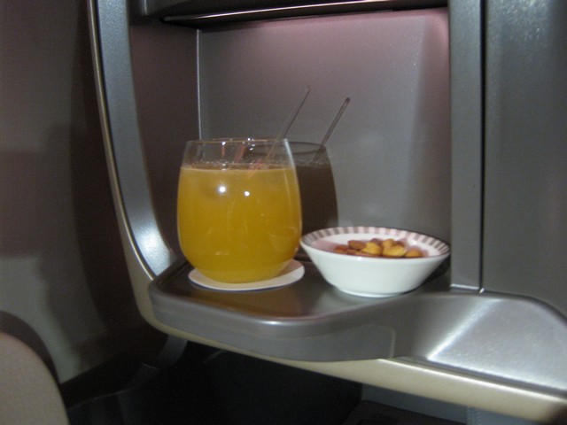 Aperitif Business-Class / SQ356 SIN-MXP