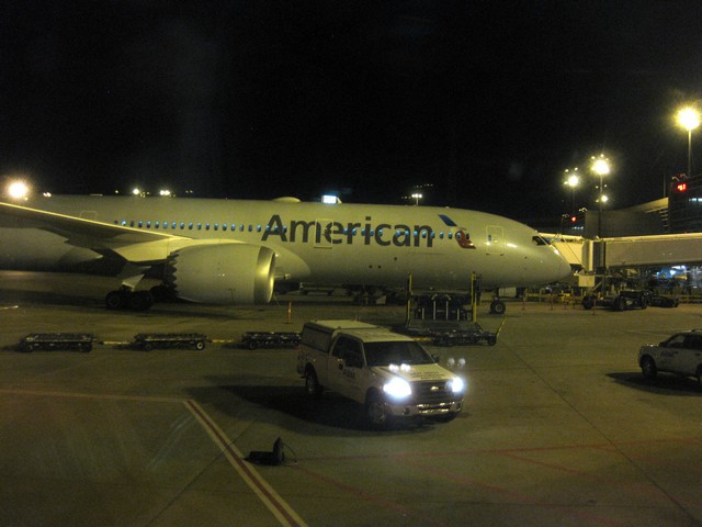 American Airlines Boeing 787-8 in Dallas Fort Worth