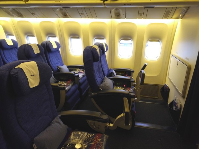 Premium-Economy-Class Sitz / BA9 LHR-BKK