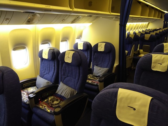 Premium-Economy-Class Sitz / BA9 LHR-BKK