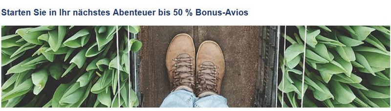 50% Bonus beim Kauf von Avios bis 18.05.2020