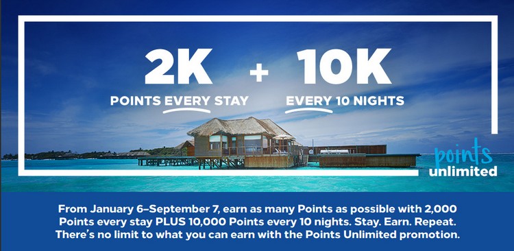 Hilton Honors Points unlimited Promotion bis 07.09.2020 verlängert