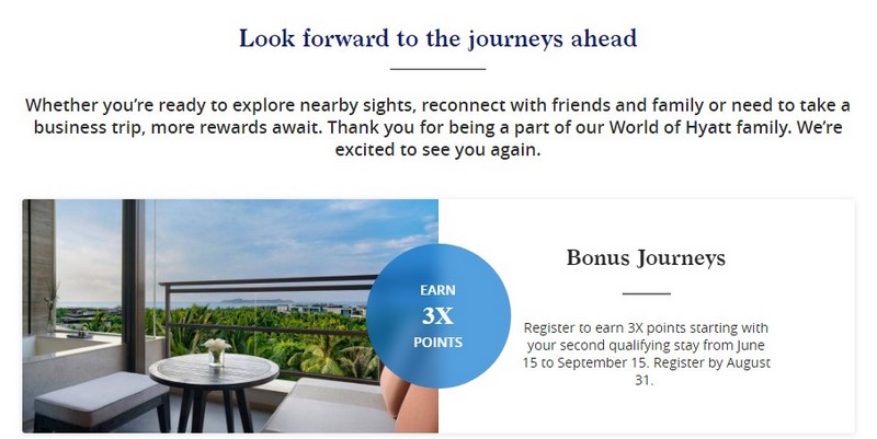 Hyatt Ready to Travel Promotion bis 15.09.2020