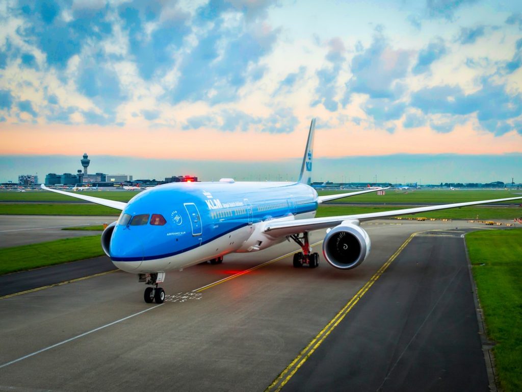 KLM 787-9 im Schiphol