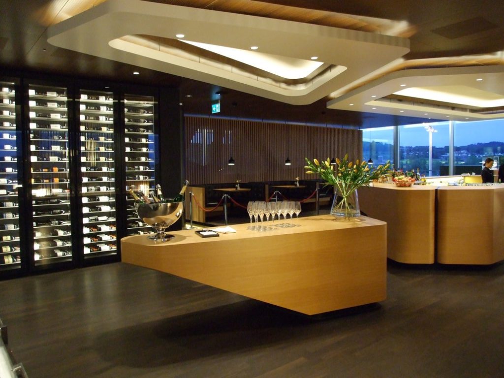 Swiss First Class Lounge Terminal E in Zurich