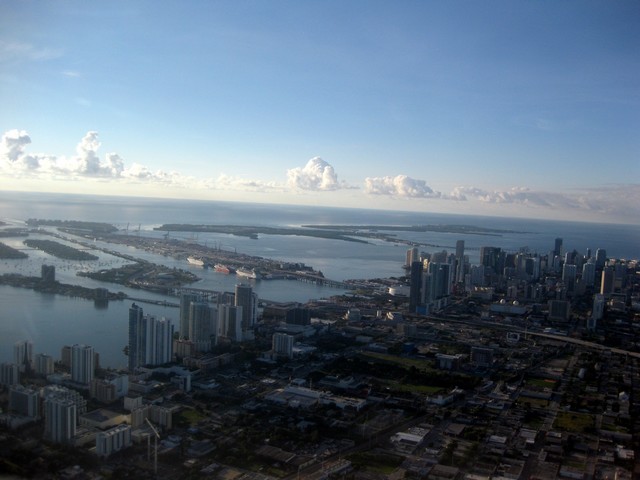 Blick auf Miami