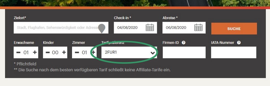 IHG 2=1 Sale für Buchungen bis 24.08.2020