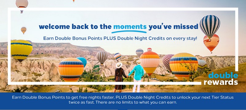 Hilton Honors Double Rewards Promotion bis 31.12.2020