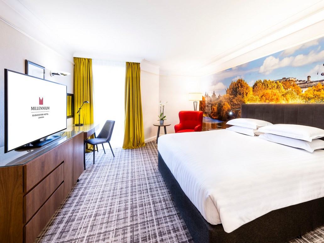 Deluxe Zimmer im Millennium Gloucester Hotel London Kensington