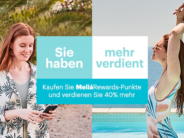 40% Bonus beim Melia Rewards Punktekauf bis 31.10.2020